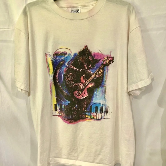 Vintage 1994 Blues Festival Bb King T-Shirt Sz XL 90s Rare Jazz Cats Little Feat - Picture 1 of 7